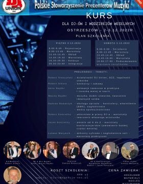 Kurs dla Dj-ów i wodzirejów weselnych